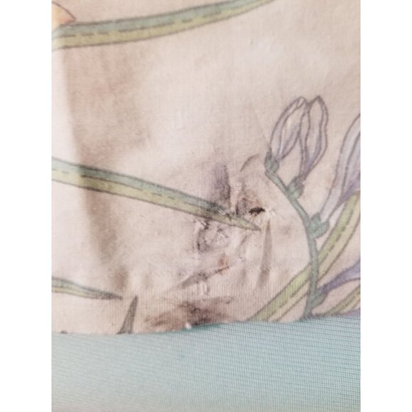 Wamsutta Vintage Twin Sheet Set Cutter Crafts Floral Flat Fitted - Picture 10 of 11